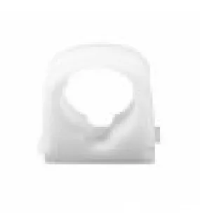 APS54986 Talon - 28mm Single Hinged Pipe Clips - Pack of 50 White