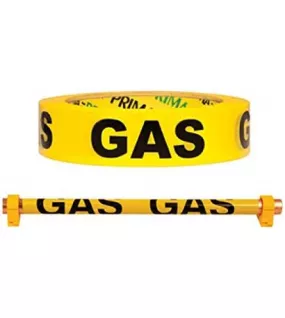 APS54980 Talon Gas Tape for Gas Pipes 25mm x 60m Roll Yellow