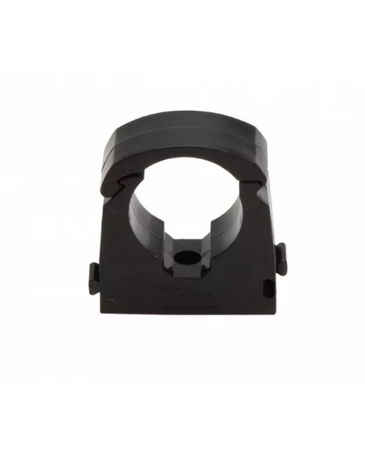 APS54990 Talon Single Hinged Pipe Clip Black - 15mm BAG OF 100 black