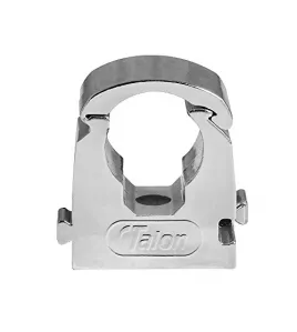 APS55049 Talon 15mm Single Hinged Pipe Clip BAG OF 50 Chrome Chrome