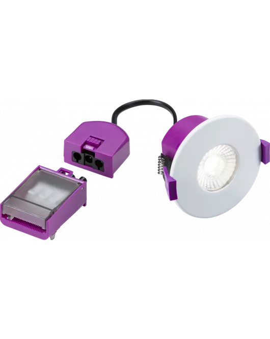 APS54598 SpektroLED Evo Fixed - Fire Rated IP65 Downlight with 2 x Wattage and 4 x CCT (No Bezel) 