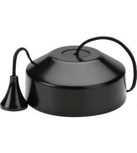APS15945 10AX 2-way Pull Cord Switch - Matt Black 