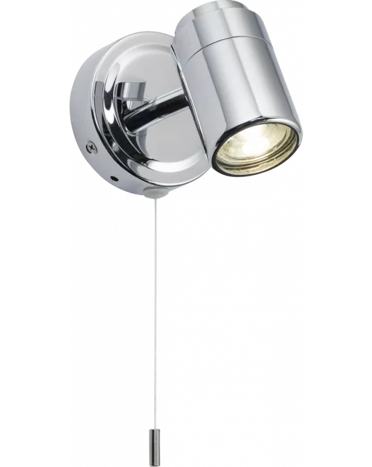 APS16557 230V IP44 GU10 Single Spotlight - Chrome 