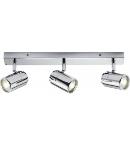 APS16558 230V IP44 GU10 Triple Bar Spotlight - Chrome 