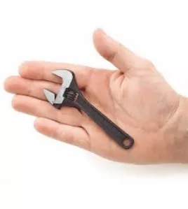 APS0001 ADJUSTABLE MINI WRENCH 4" 
