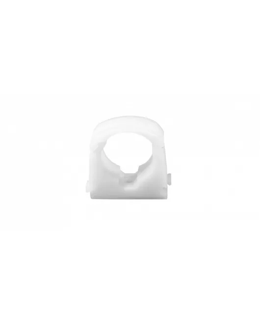 APS0086 15mm Single Hinged Pipe Clip White