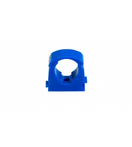 APS0090 15mm Hinged Single Clip Blue