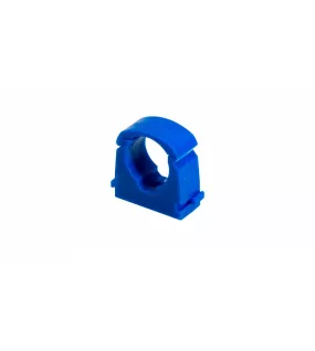 APS0090 15mm Hinged Single Clip Blue