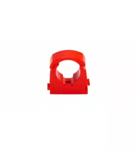 APS0161 22mm Hinged Single Clip Red