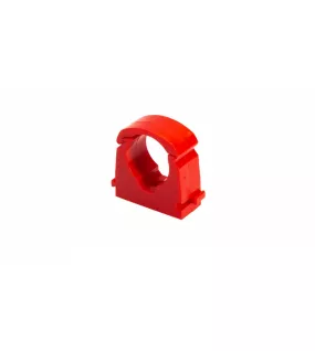 APS0161 22mm Hinged Single Clip Red