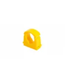 APS0166 22mm Hinged Single Clip Gas Yellow