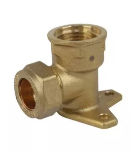 APS0487 COMP 15mm x 1/2" Wall Plate Elbow 