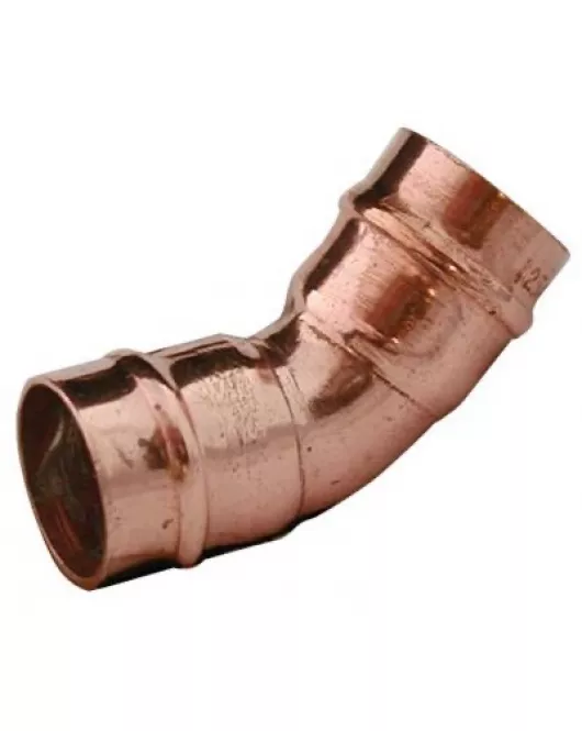 APS0650 S/RING 15mm 45 Deg Elbow Copper