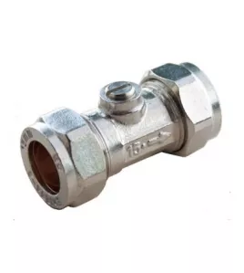 APS1026 GENBRA 15mm ISO Valve CHROME 
