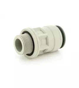 APS11441-3 Male Straight adaptor 22mm x 3/4" bsp grey