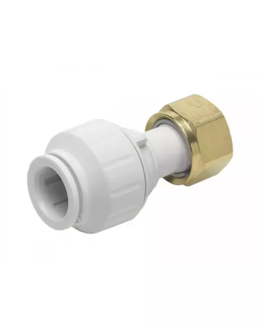 APS11444 15mm to 3/4bsp Straight Tap Connector White