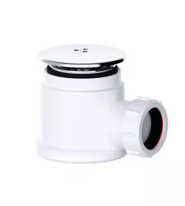 APS11468 1½" Shower Trap (50mm Tray) White