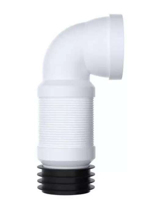 APS11469 90° Flexible Pan Connector White