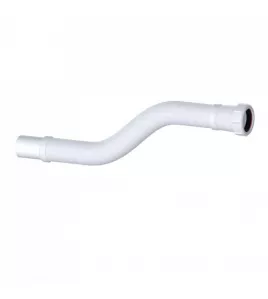APS11472 1½" Flexible Connector - Compression x Plain Spigot White