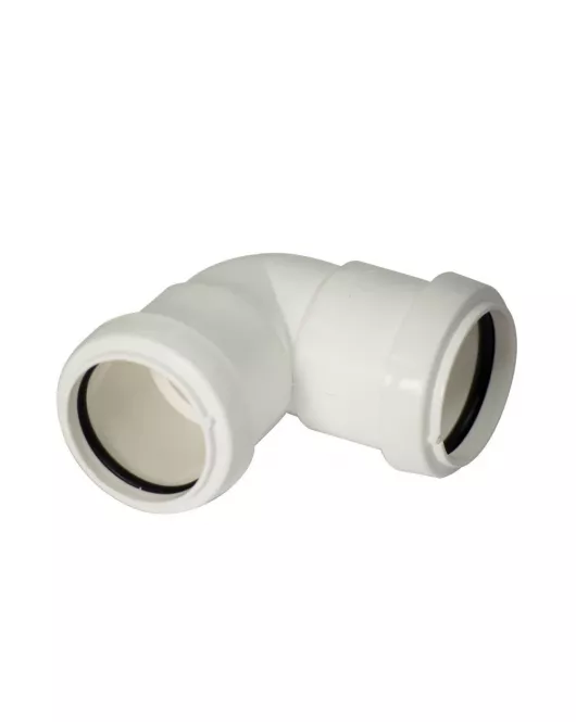 APS12103 40mm 90° Knuckle Bend Pushfit White