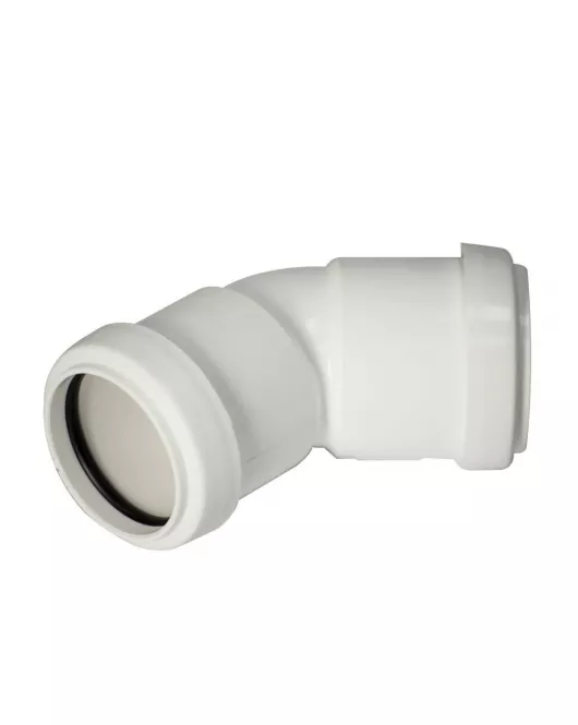 APS12107 40mm 135° Obtuse Bend Pushfit White