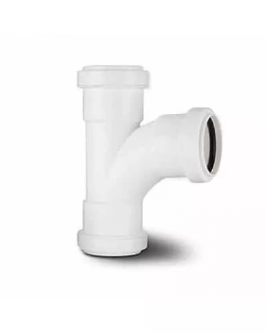 APS12108 32mm 90° Swept Branch Pushfit White