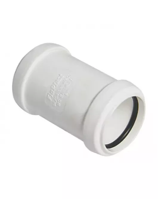 APS12113 40mm Straight Connector Pushfit White