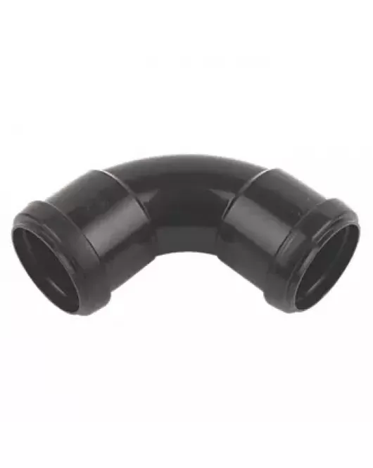 APS12123 40mm 92.5° Swept Bend Pushfit Black