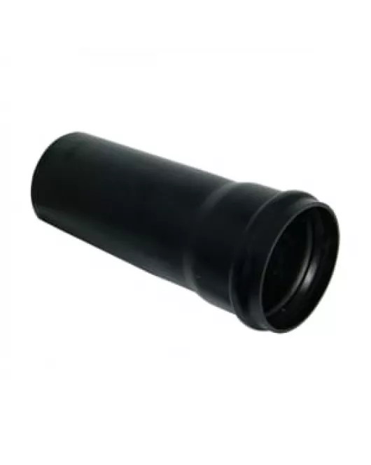 APS12179 110mm 3m Single Socket Pipe Black