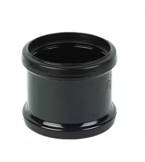 APS12180 110mm Double Socket Coupler Black