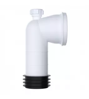 APS12202 90° Bend WC Pan Connector (1¼
