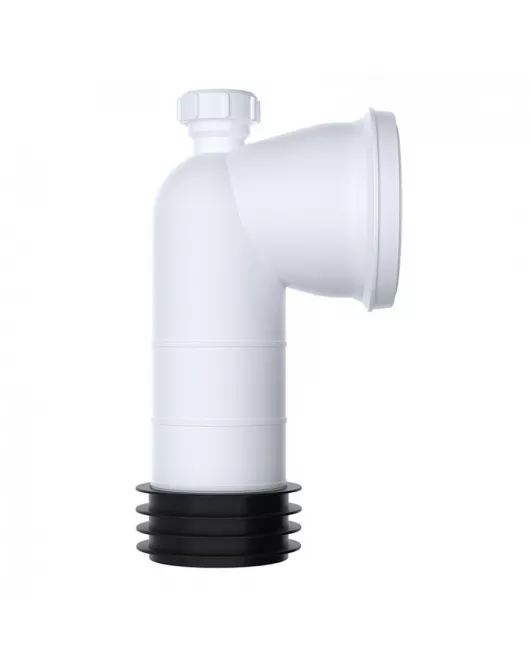 APS12202 90° Bend WC Pan Connector (1¼