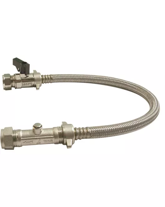 APS12647 COMBI FILLING LOOP STRAIGHT WITH ISOLATING VALVE AND LEVER 