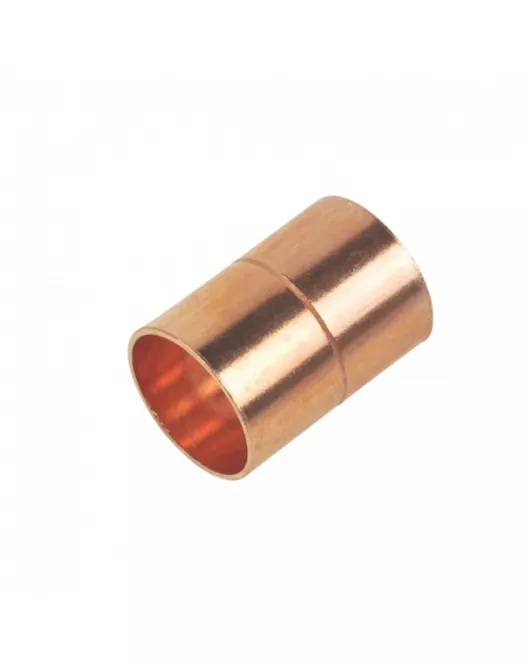 APS13101 22mm Endfeed Straight Coupling WRAS Copper