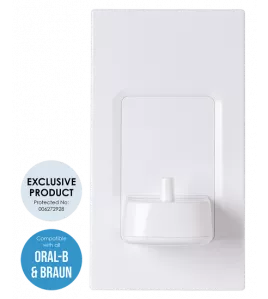 APS19583 ProofVision In-Wall Toothbrush Charger White White