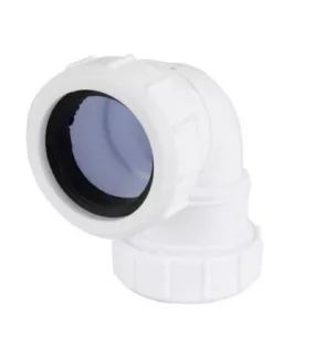 APS2619 PLACOMP 40MM 90D BEND WHT ZB39412DB 