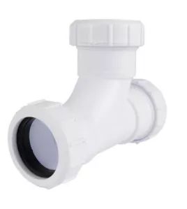 APS2625 PLACOMP 40MM TEE WHT ZB39413DB 
