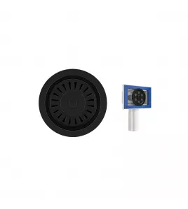 APS52330 Kitchen Strainer Waste with o/f | Matt Black Matt Black