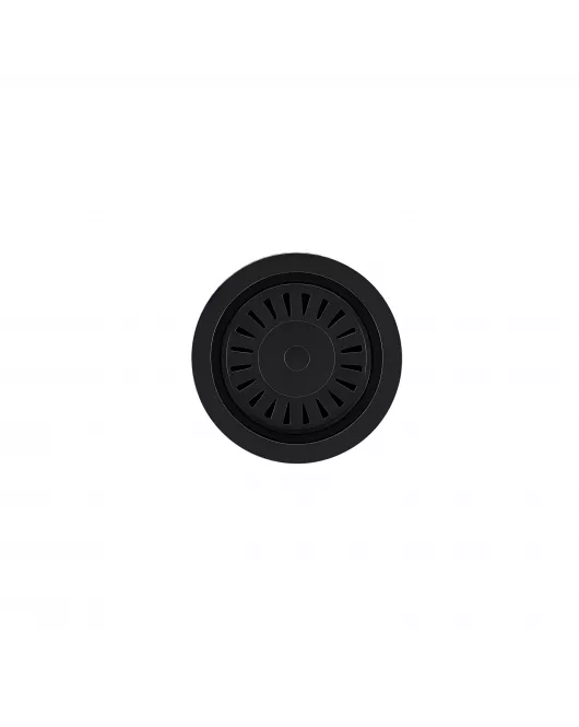APS52335 Kitchen strainer waste with no overflow - Matt Black Matt Black