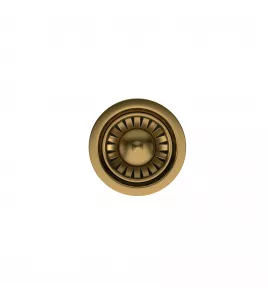 APS52336 Kitchen strainer waste with no overflow - Satin Gold Satin Gold