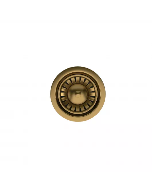 APS52336 Kitchen strainer waste with no overflow - Satin Gold Satin Gold