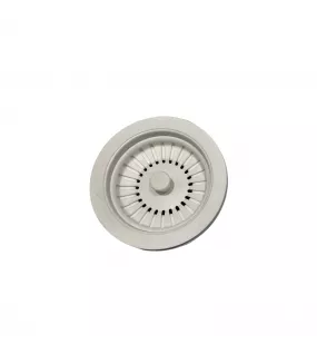 APS52344 Basket Strainer Kitchen Sink Waste Matt White Finish Matt White