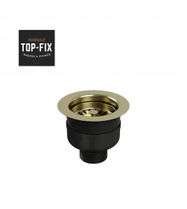 APS52568 Top Fix | Basket Str Waste | BB Brushed Brass