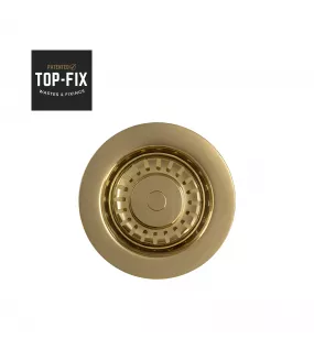 APS52568 Top Fix | Basket Str Waste | BB Brushed Brass
