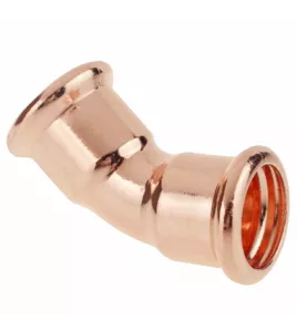 APS53417 15MM 45 DEGREE EQUAL ELBOW PRESS FOR WATER Copper
