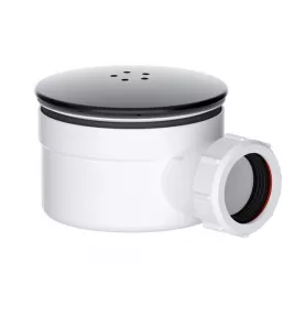 APS53433 1½" BLACK SHOWER TRAP 90MM TRAY WTSH90/B 