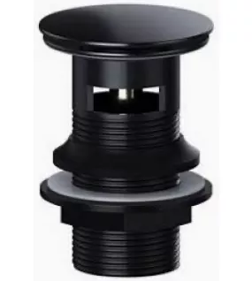 APS53435 Round Black Clicker Slotted Basin Waste 