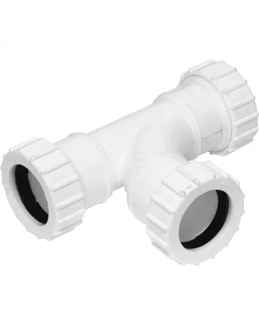 APS54065 40mm Compression Tee White