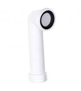 APS8696 90° Bend Long Tail WC Pan Connector 