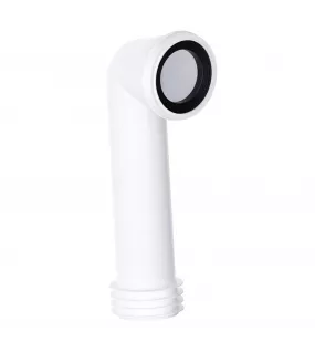 APS8696 90° Bend Long Tail WC Pan Connector 